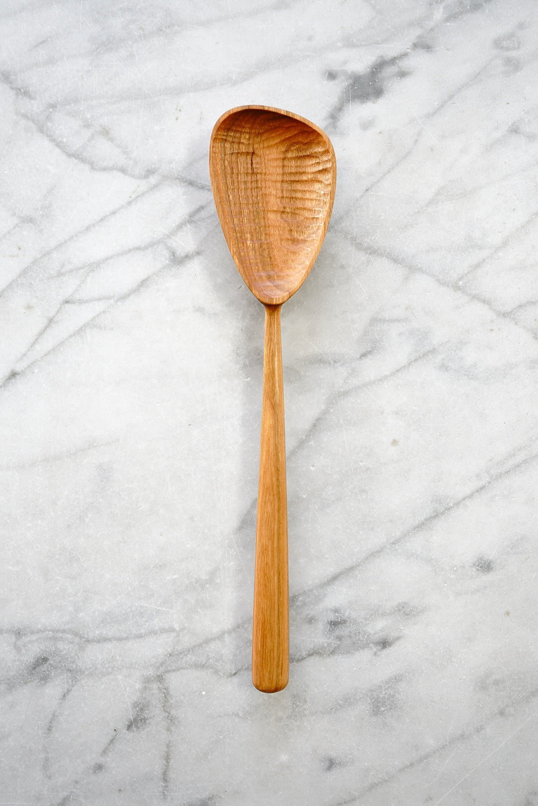 Modern Cooking Spoon - Walnut, Cherry, or Maple Wood