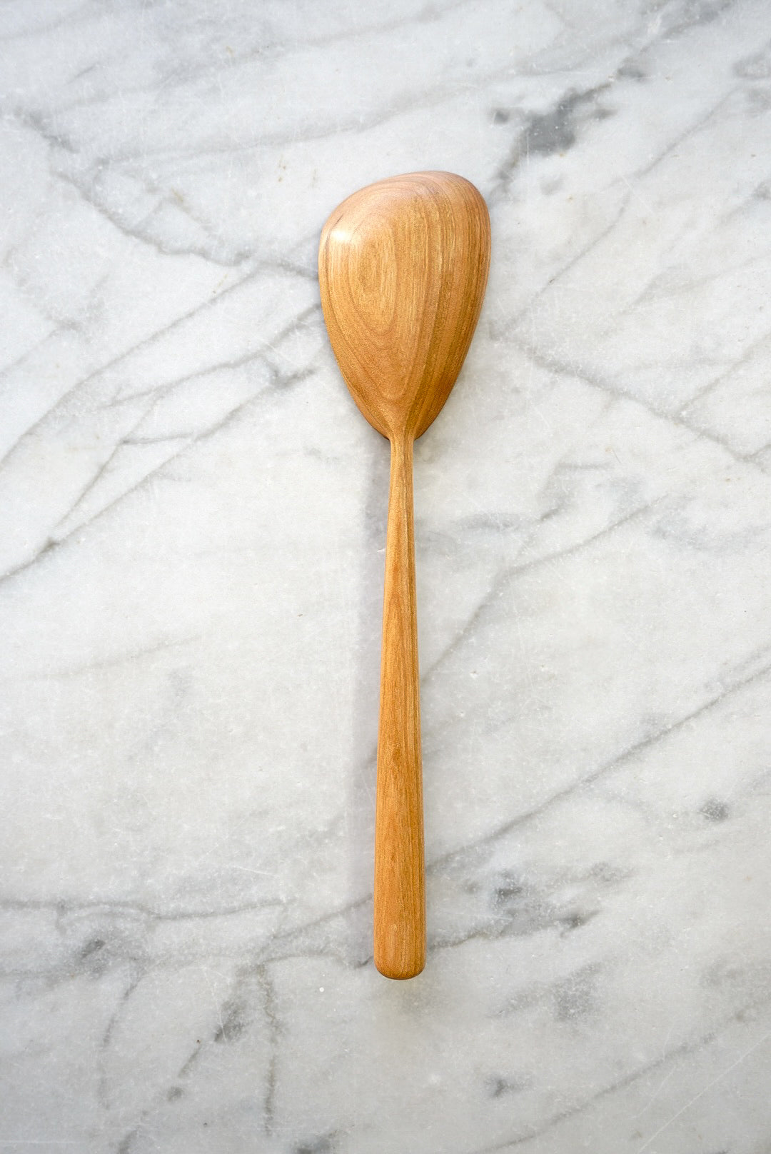 Modern Cooking Spoon - Walnut, Cherry, or Maple Wood