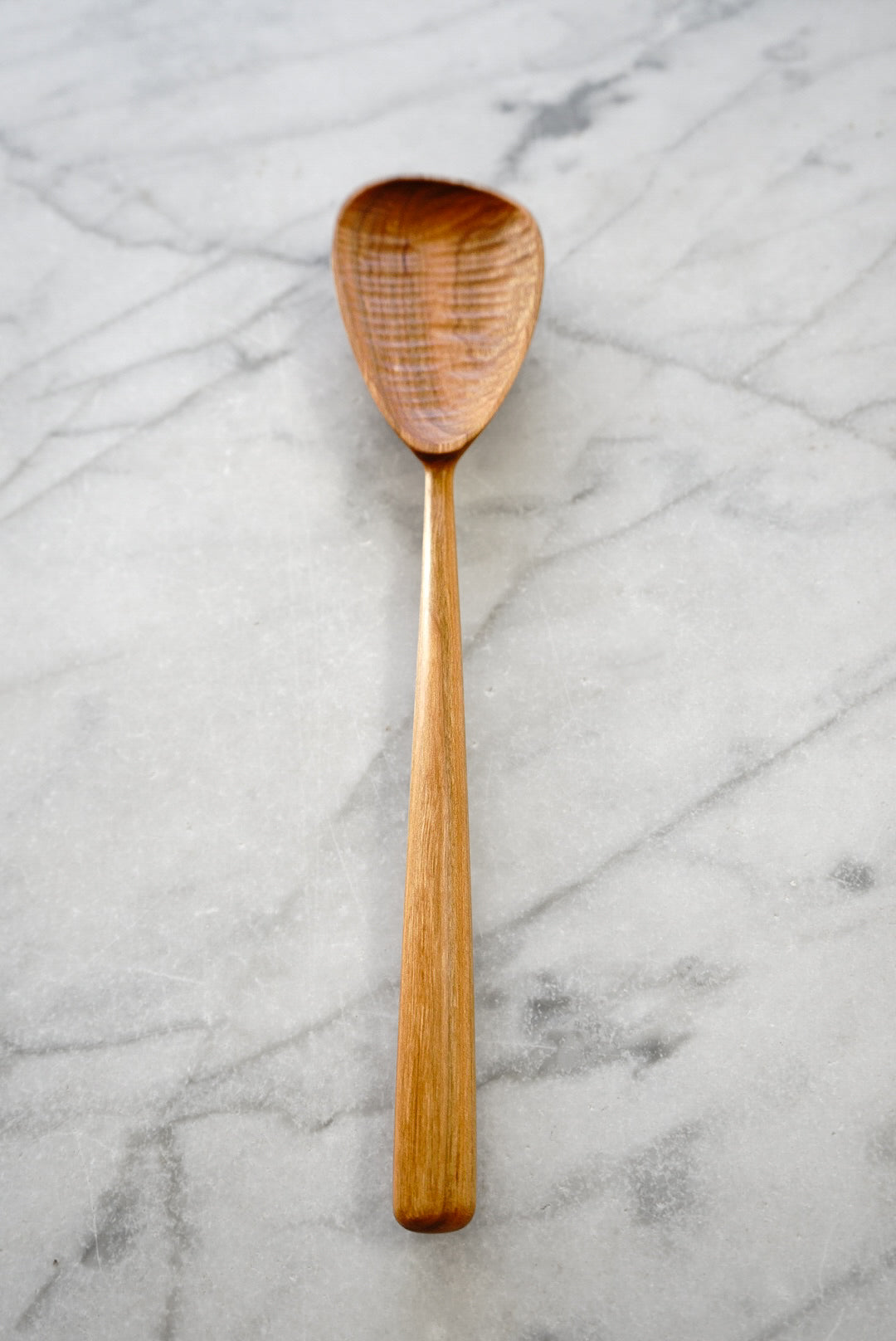 Modern Cooking Spoon - Walnut, Cherry, or Maple Wood