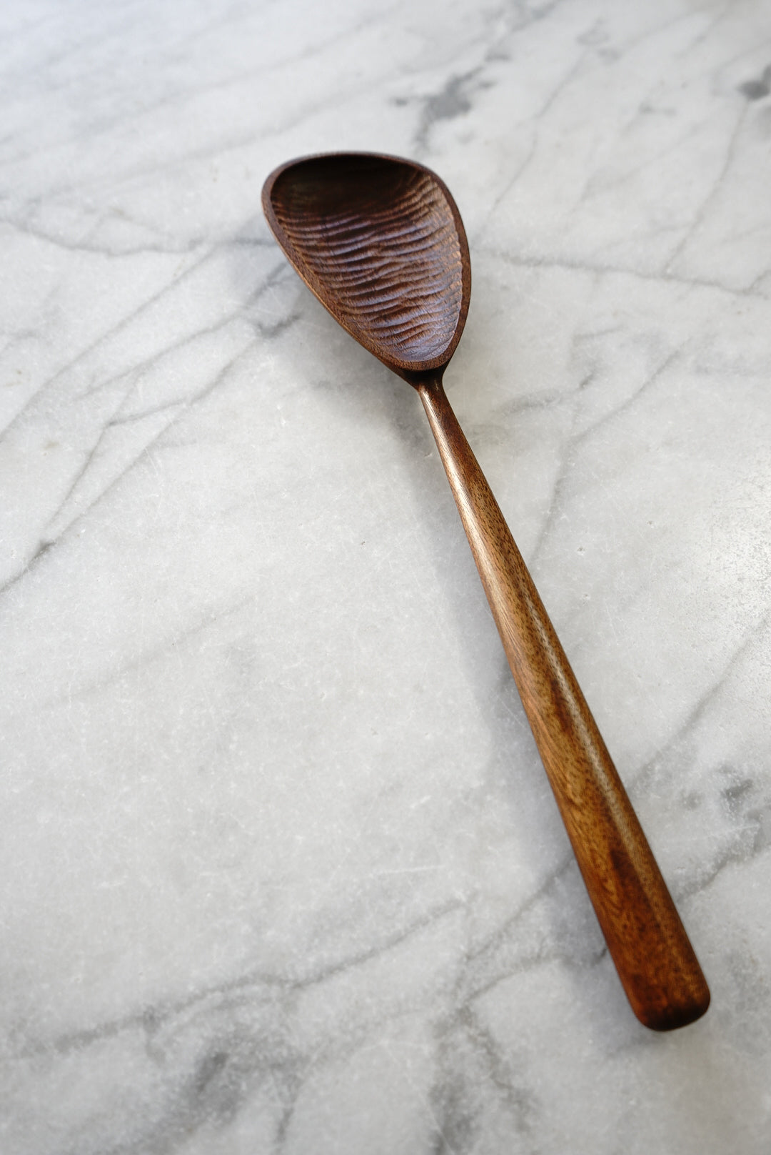 Modern Cooking Spoon - Walnut, Cherry, or Maple Wood