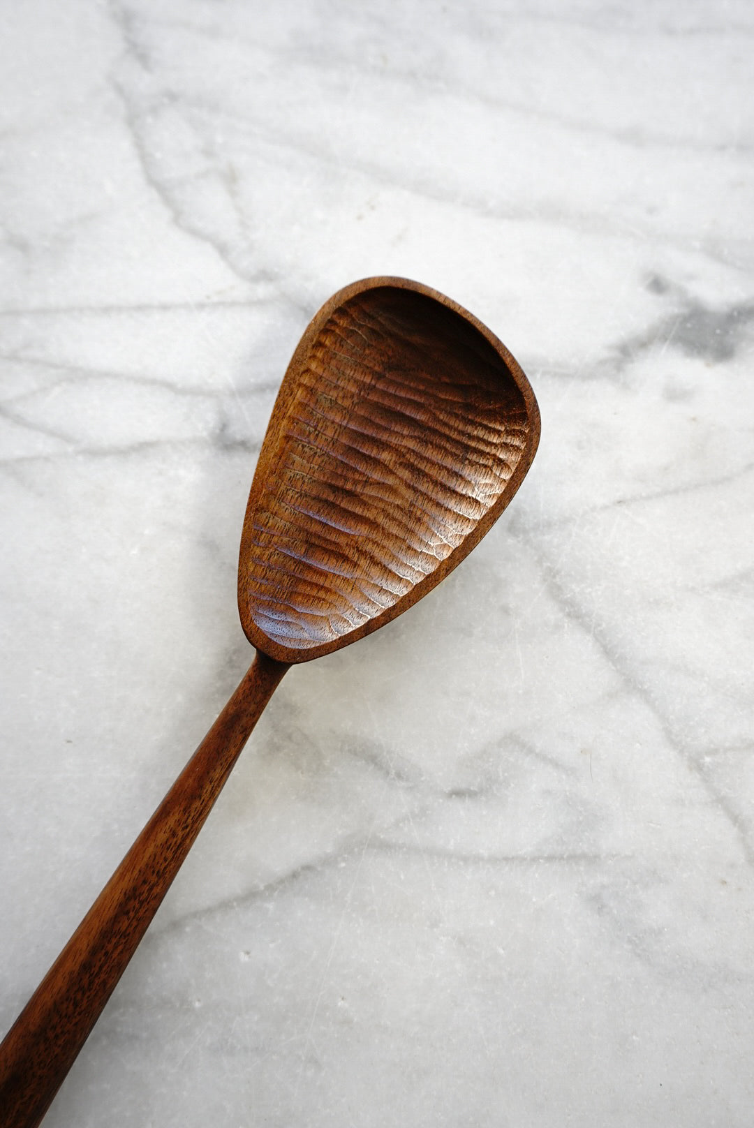 Modern Cooking Spoon - Walnut, Cherry, or Maple Wood