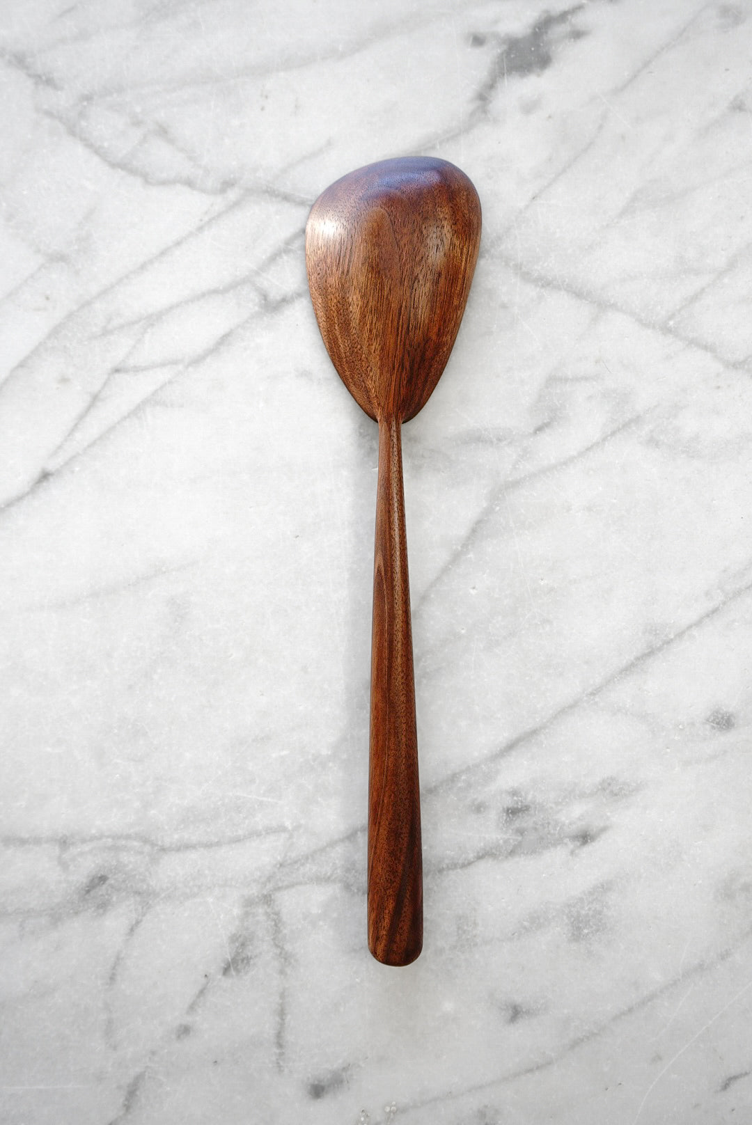 Modern Cooking Spoon - Walnut, Cherry, or Maple Wood