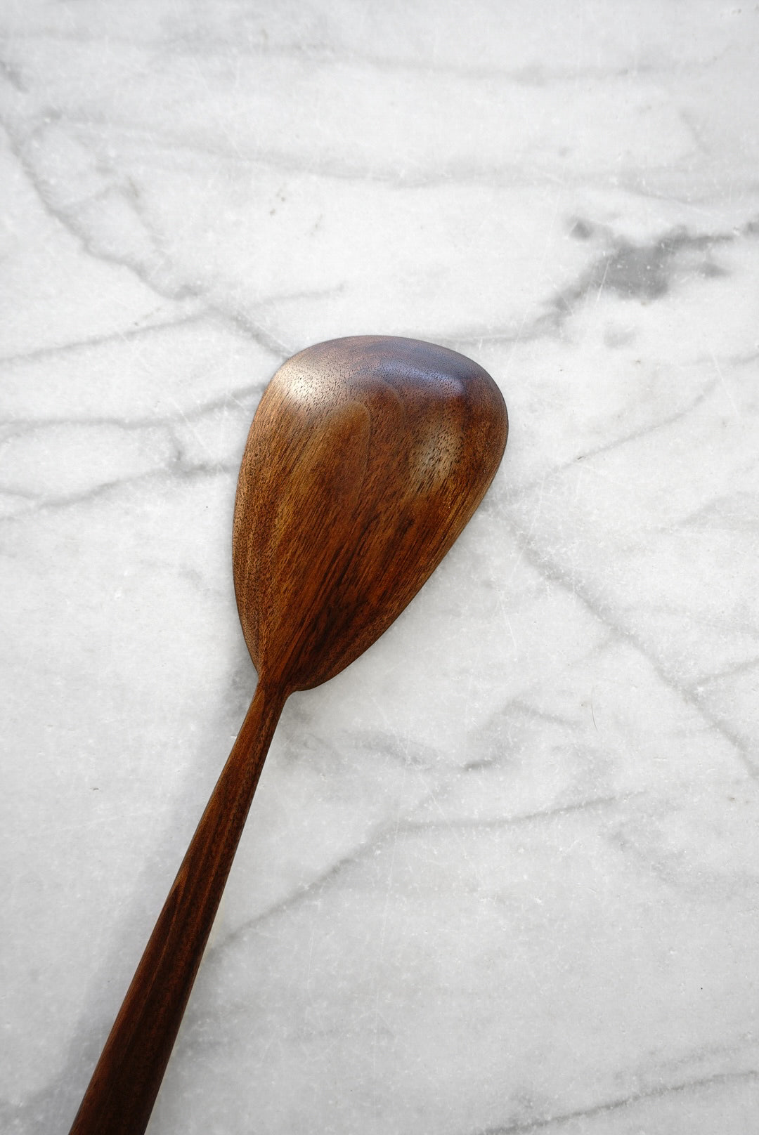 Modern Cooking Spoon - Walnut, Cherry, or Maple Wood