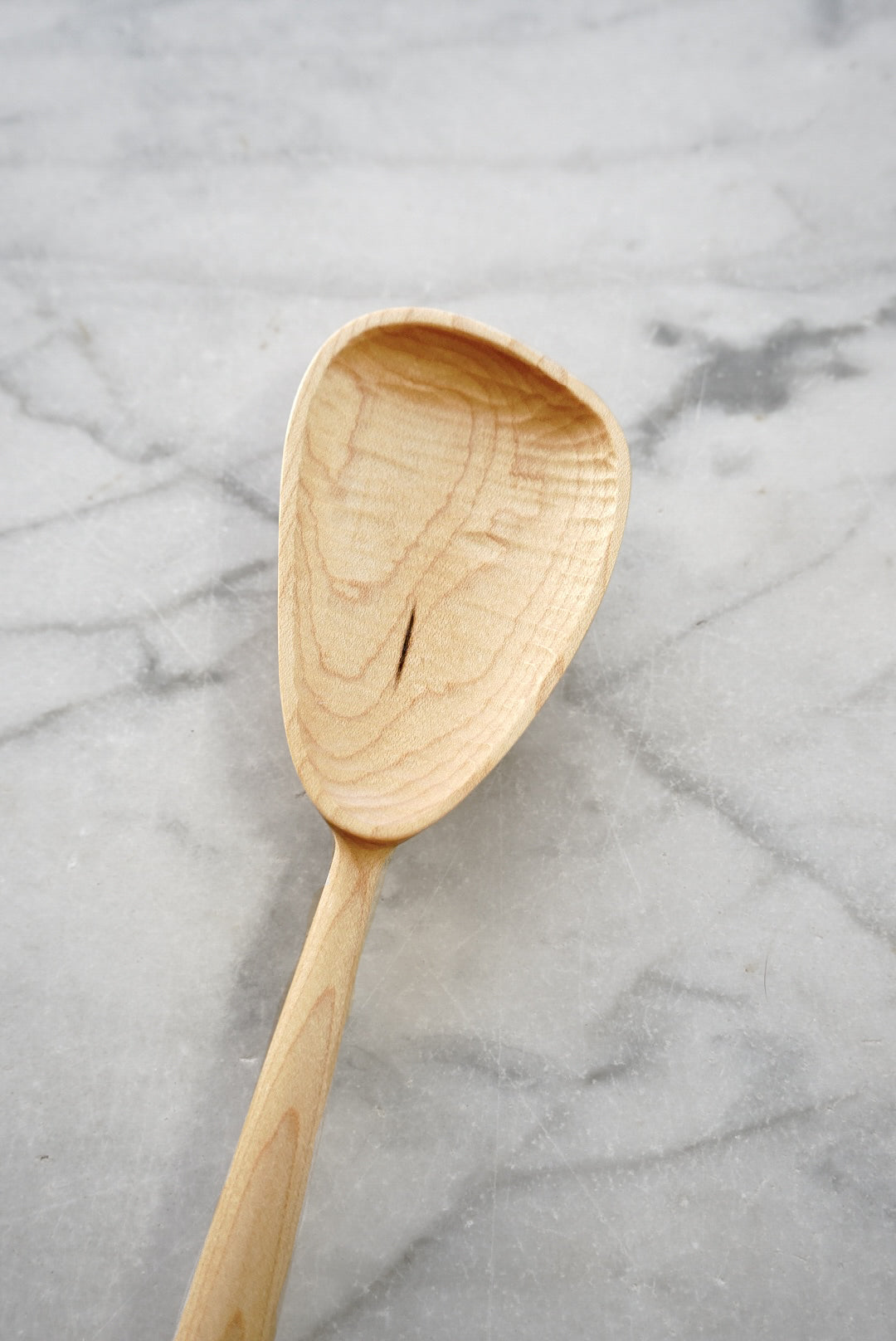 Modern Cooking Spoon - Walnut, Cherry, or Maple Wood