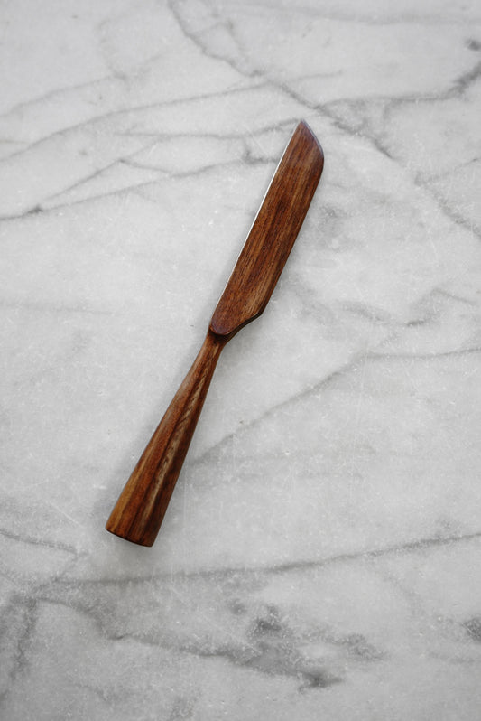 Butter/Cheese Knife - Walnut, Cherry, or Maple Wood