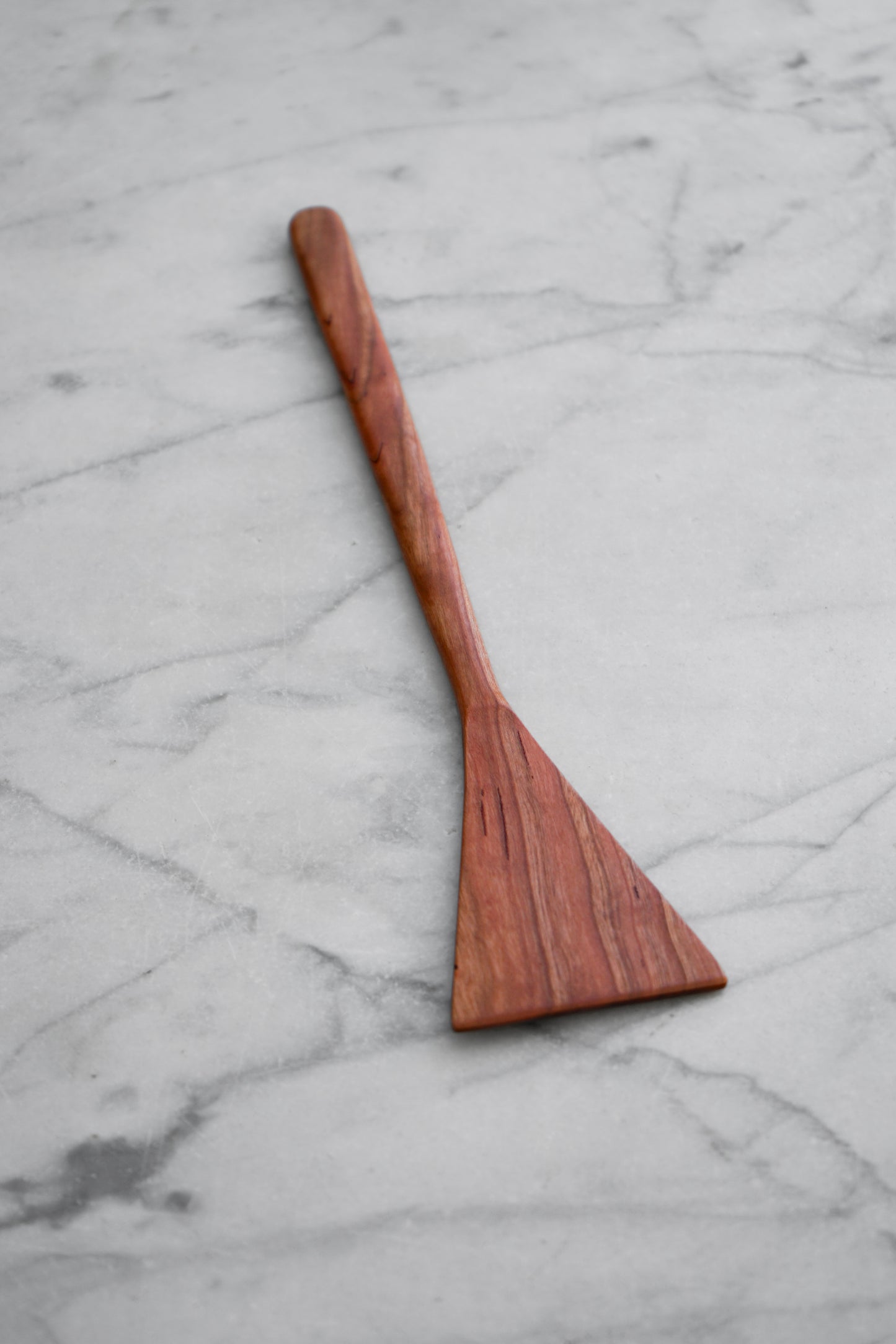 Flat Line - Triangle Spatula - Walnut, Cherry, or Maple Wood