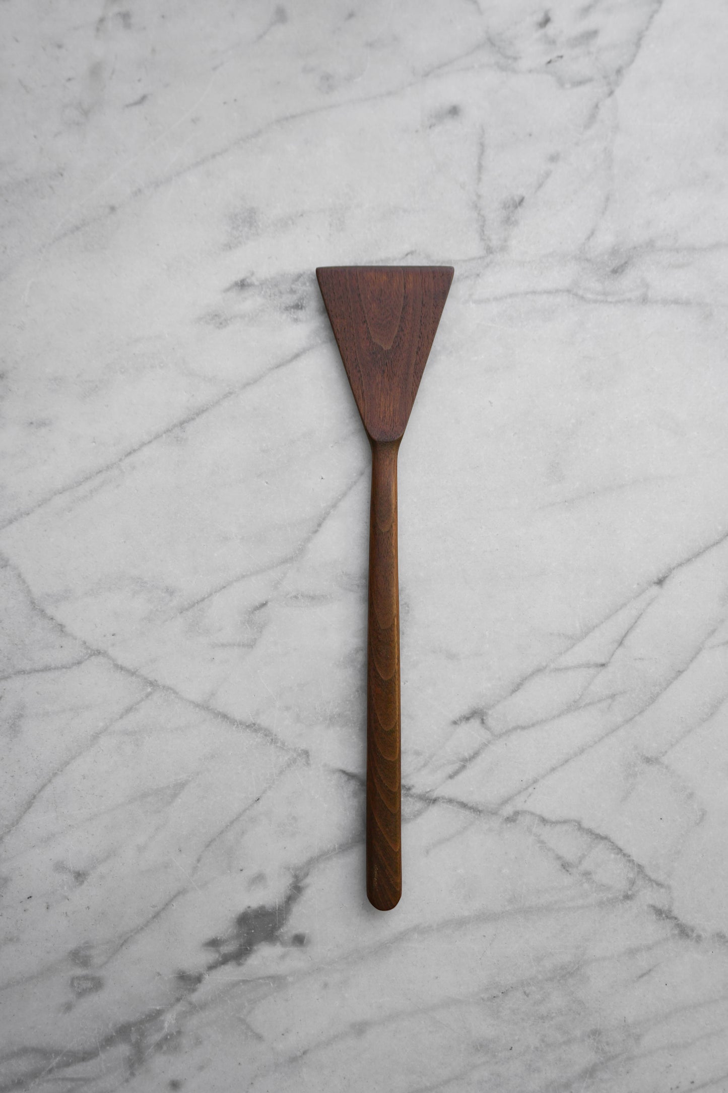 Flat Line - Triangle Spatula - Walnut, Cherry, or Maple Wood