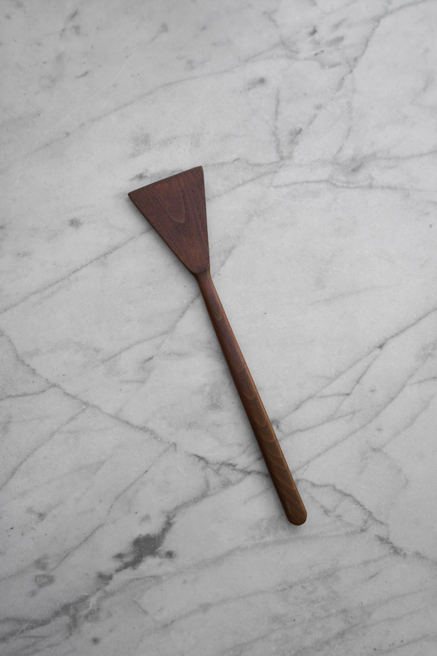 Flat Line - Triangle Spatula - Walnut, Cherry, or Maple Wood