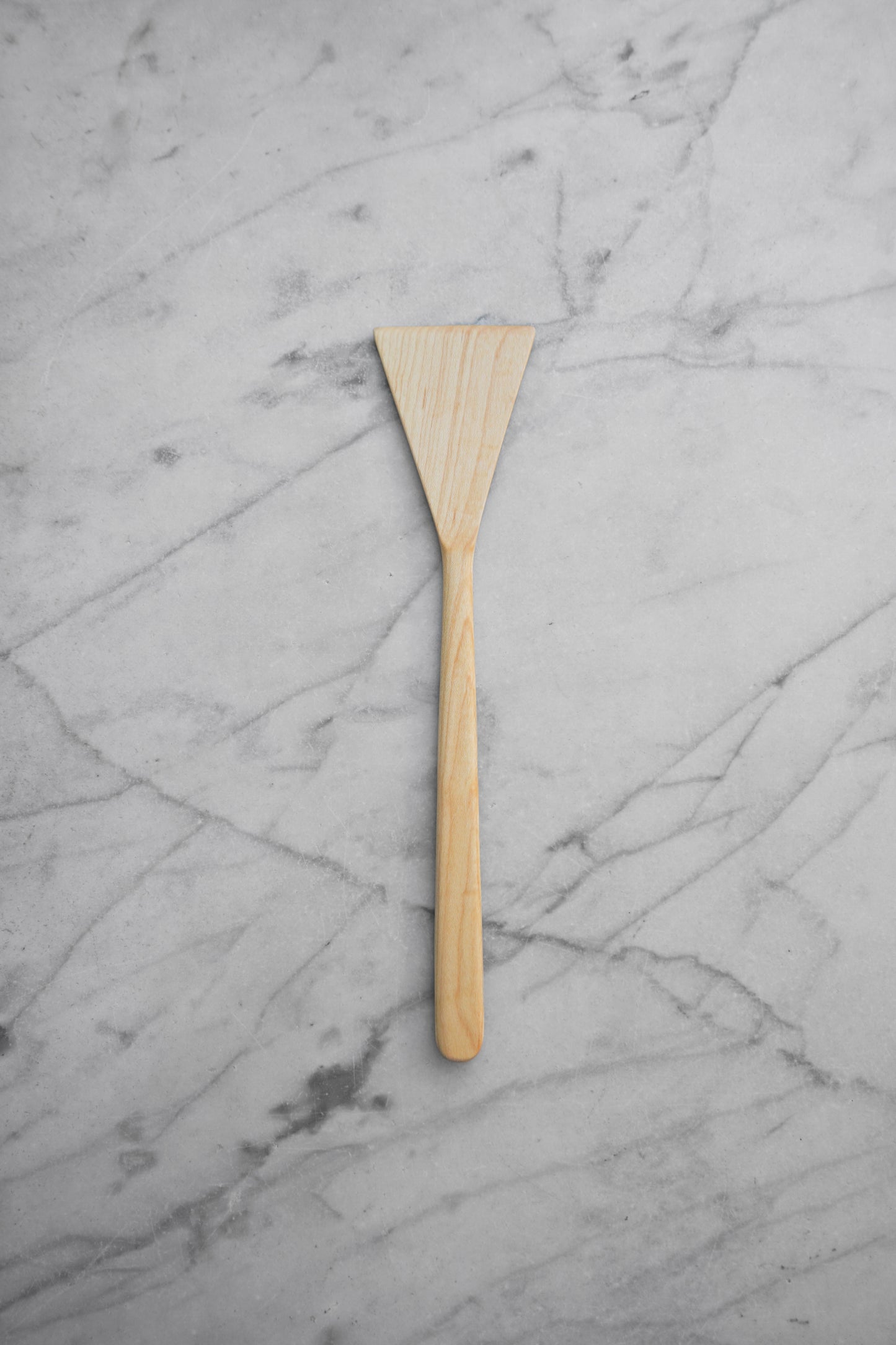 Flat Line - Triangle Spatula - Walnut, Cherry, or Maple Wood