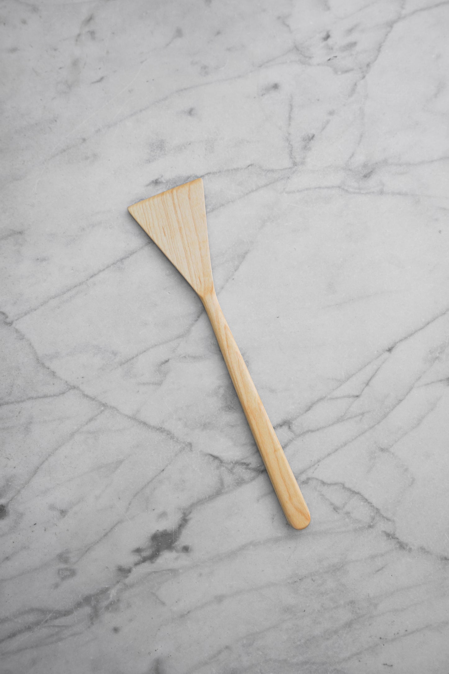 Flat Line - Triangle Spatula - Walnut, Cherry, or Maple Wood