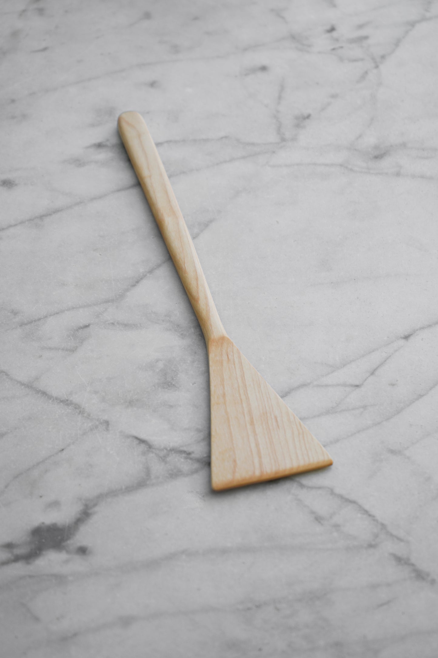 Flat Line - Triangle Spatula - Walnut, Cherry, or Maple Wood