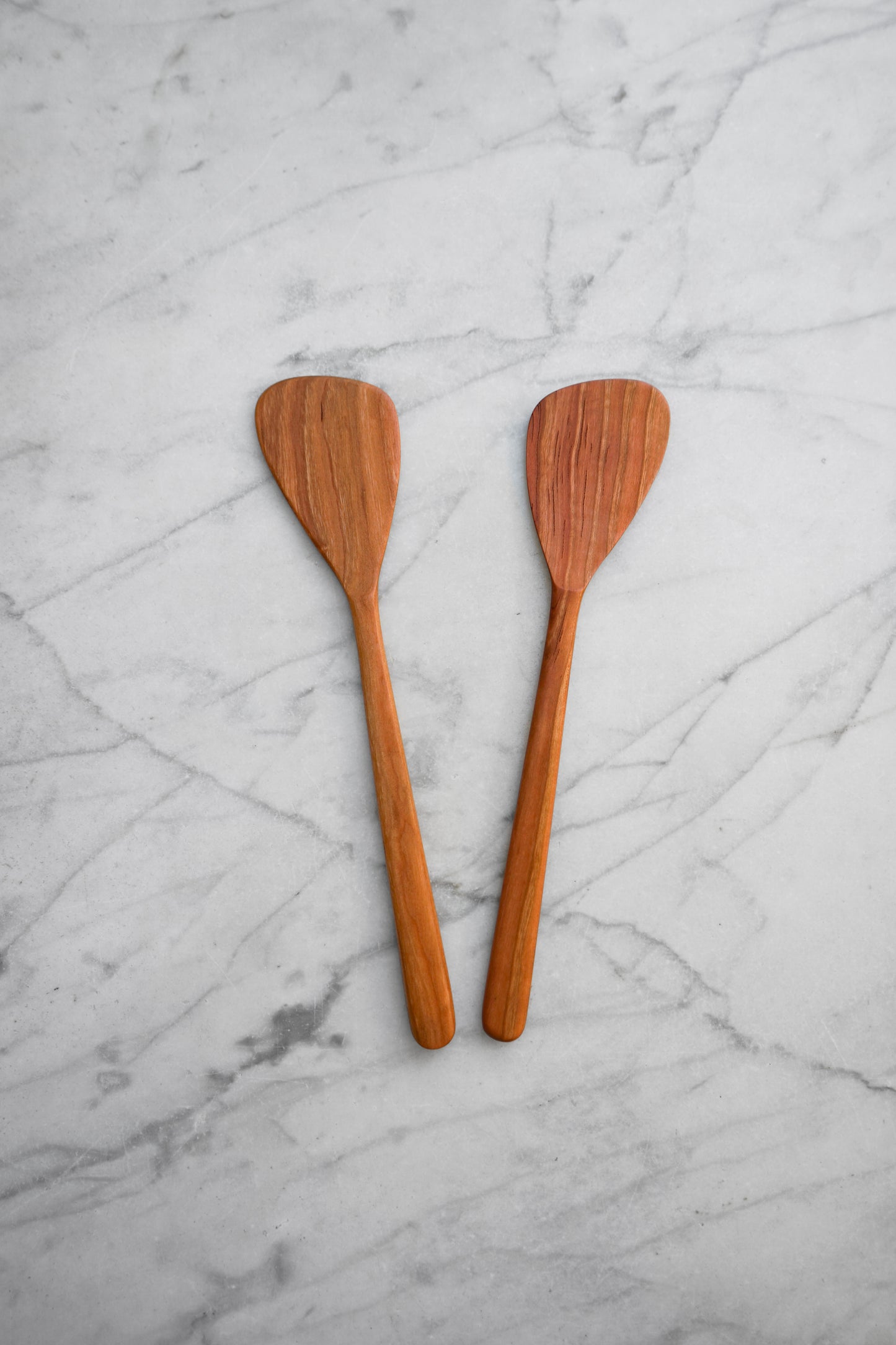 Flat Line - Modern Salad Set - Walnut, Cherry, and Maple Wood