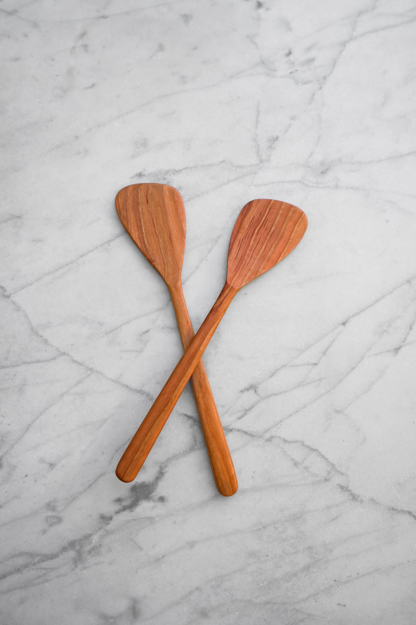 Flat Line - Modern Salad Set - Walnut, Cherry, and Maple Wood