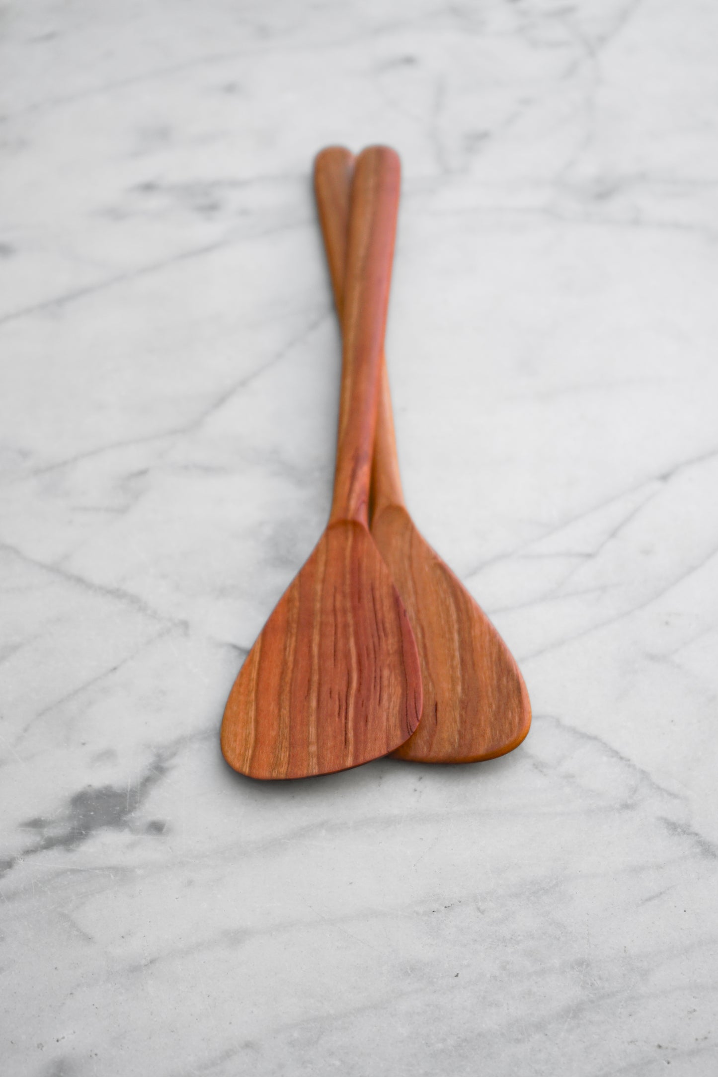 Flat Line - Modern Salad Set - Walnut, Cherry, and Maple Wood