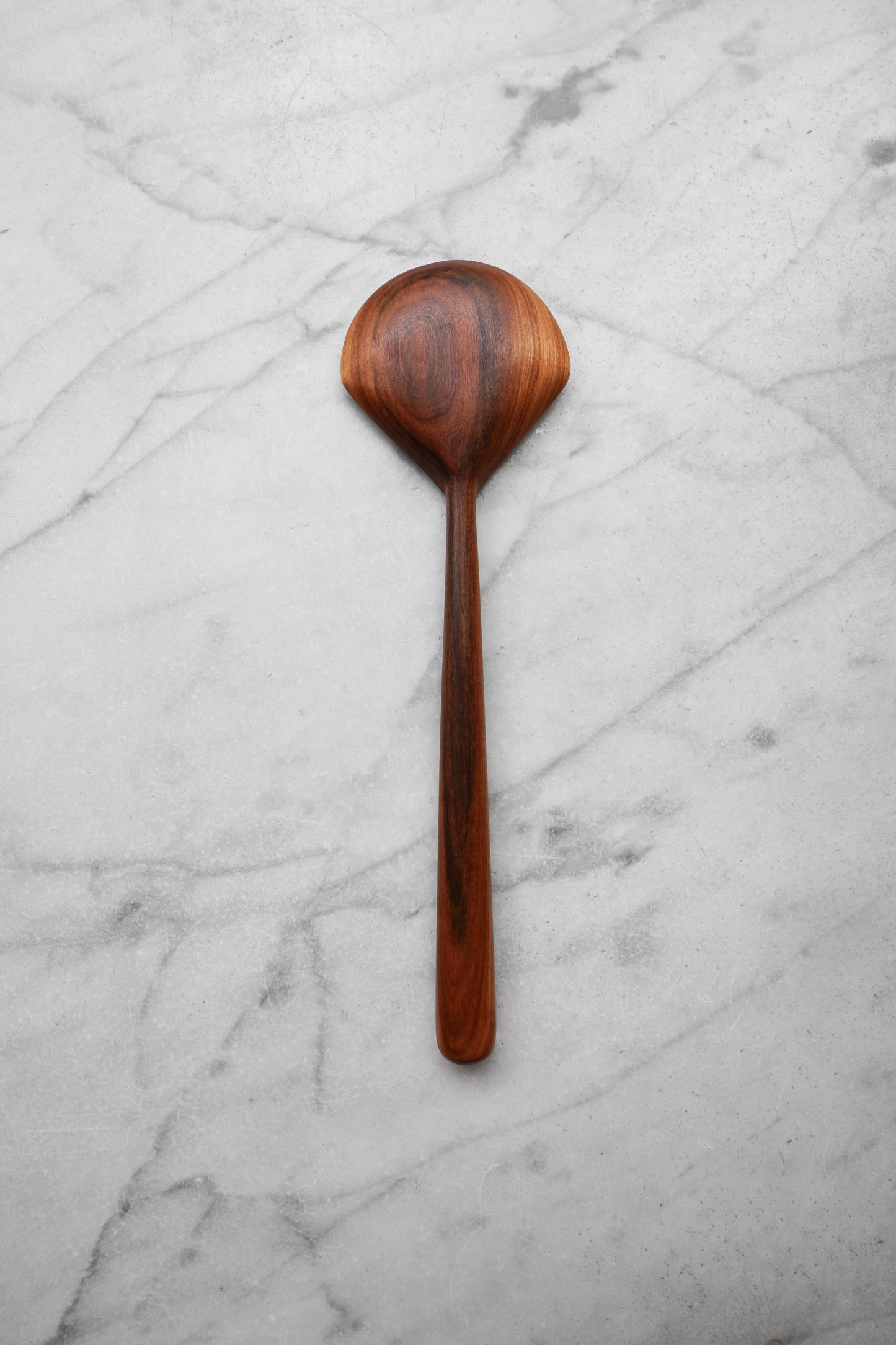 Shell Cooking Spatula - Cherry Wood