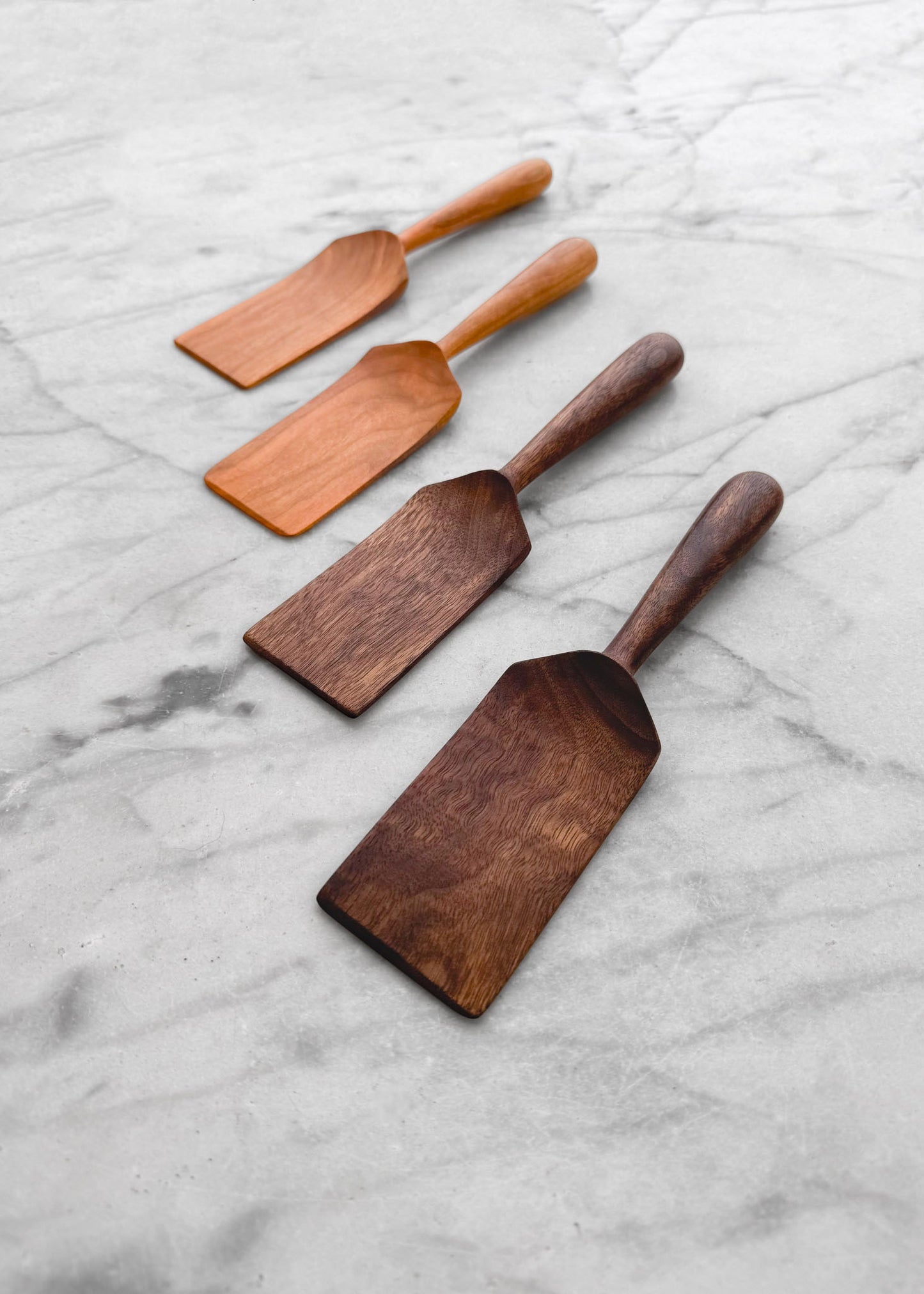 Mini Flipper Spatula - Walnut or Cherry Wood