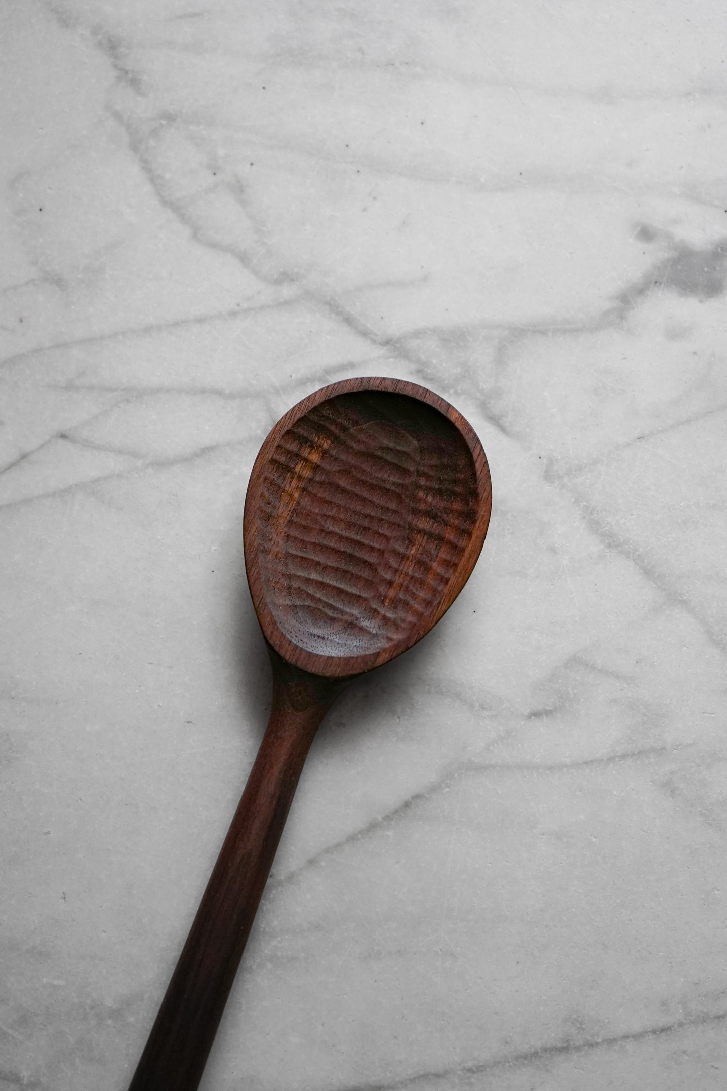 Cooking Spoon - Walnut Wood with Turquoise