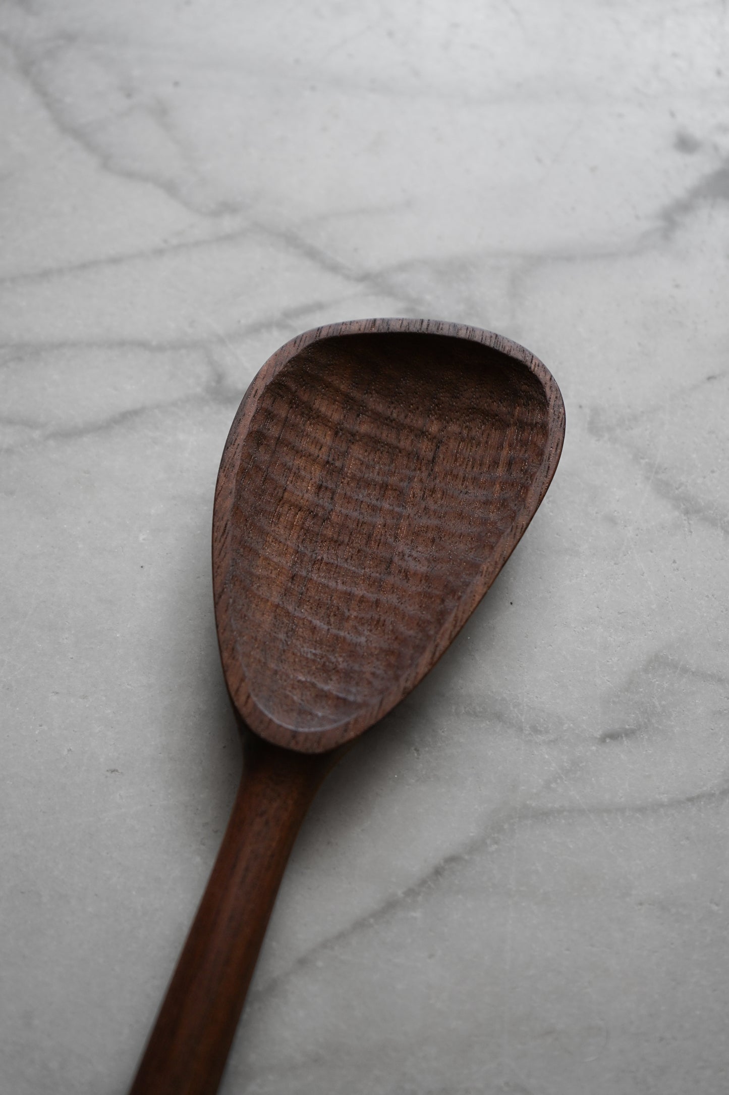 Modern Walnut and Turquoise Cooking Spoon