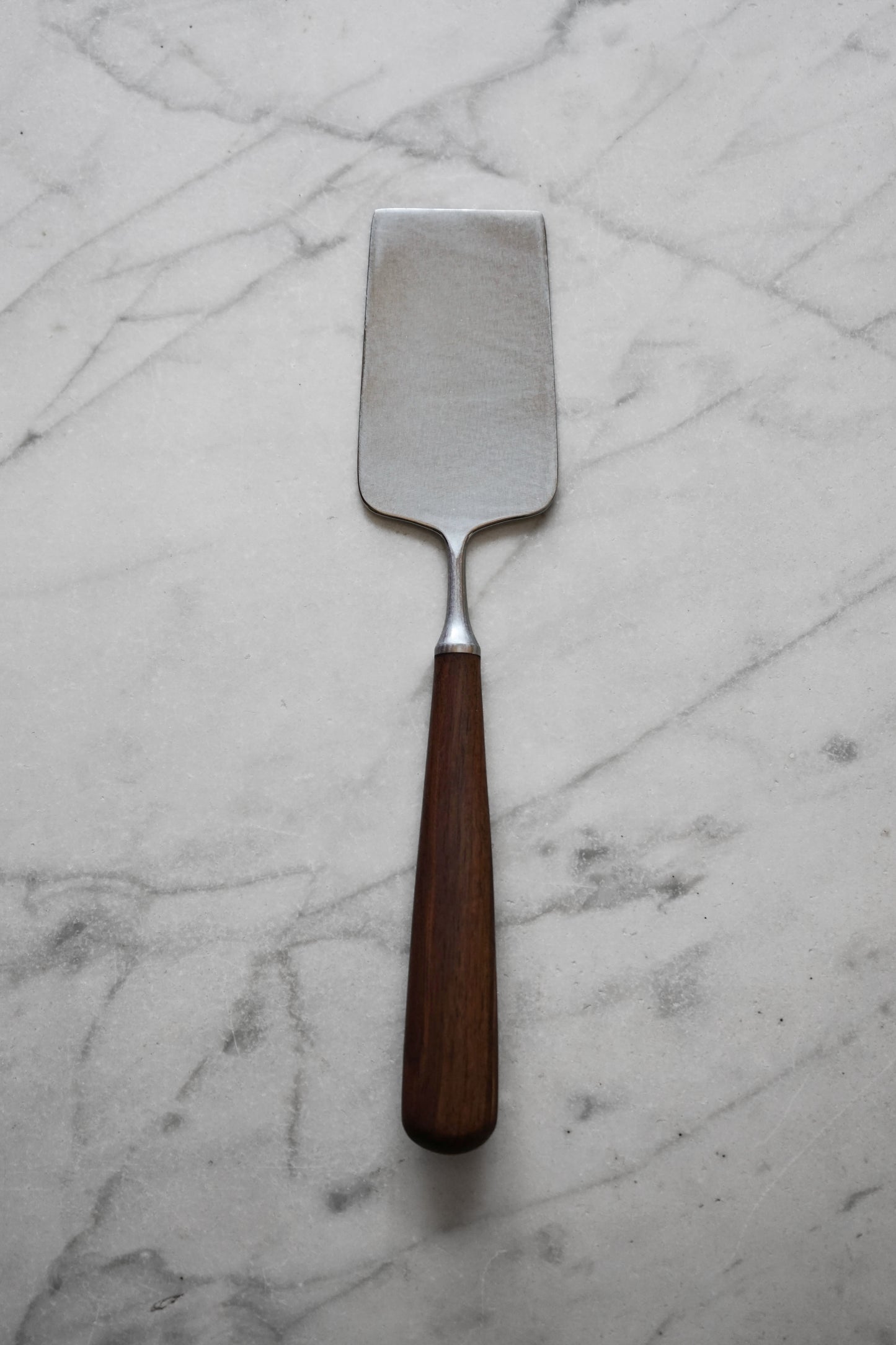 Metal and Walnut Spatula