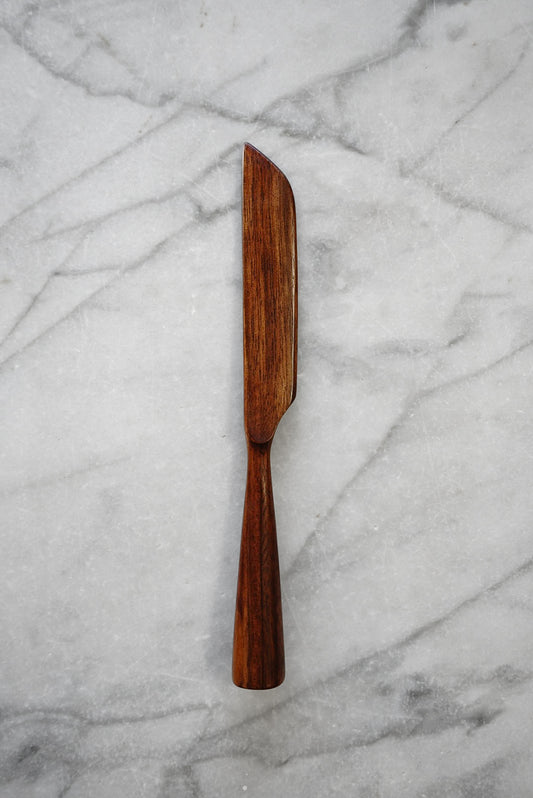 Butter/Cheese Knife - Walnut, Cherry, or Maple Wood