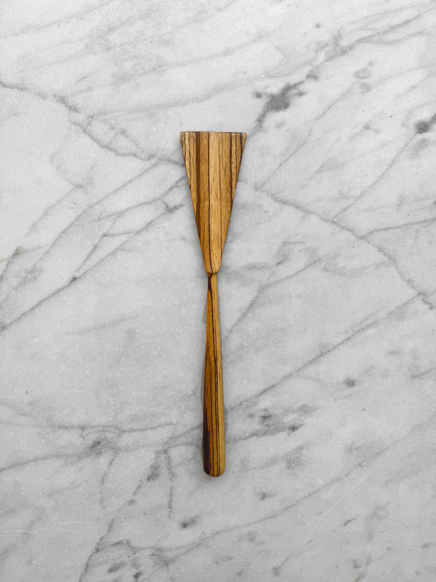 Triangle Spatula - Zebra Wood