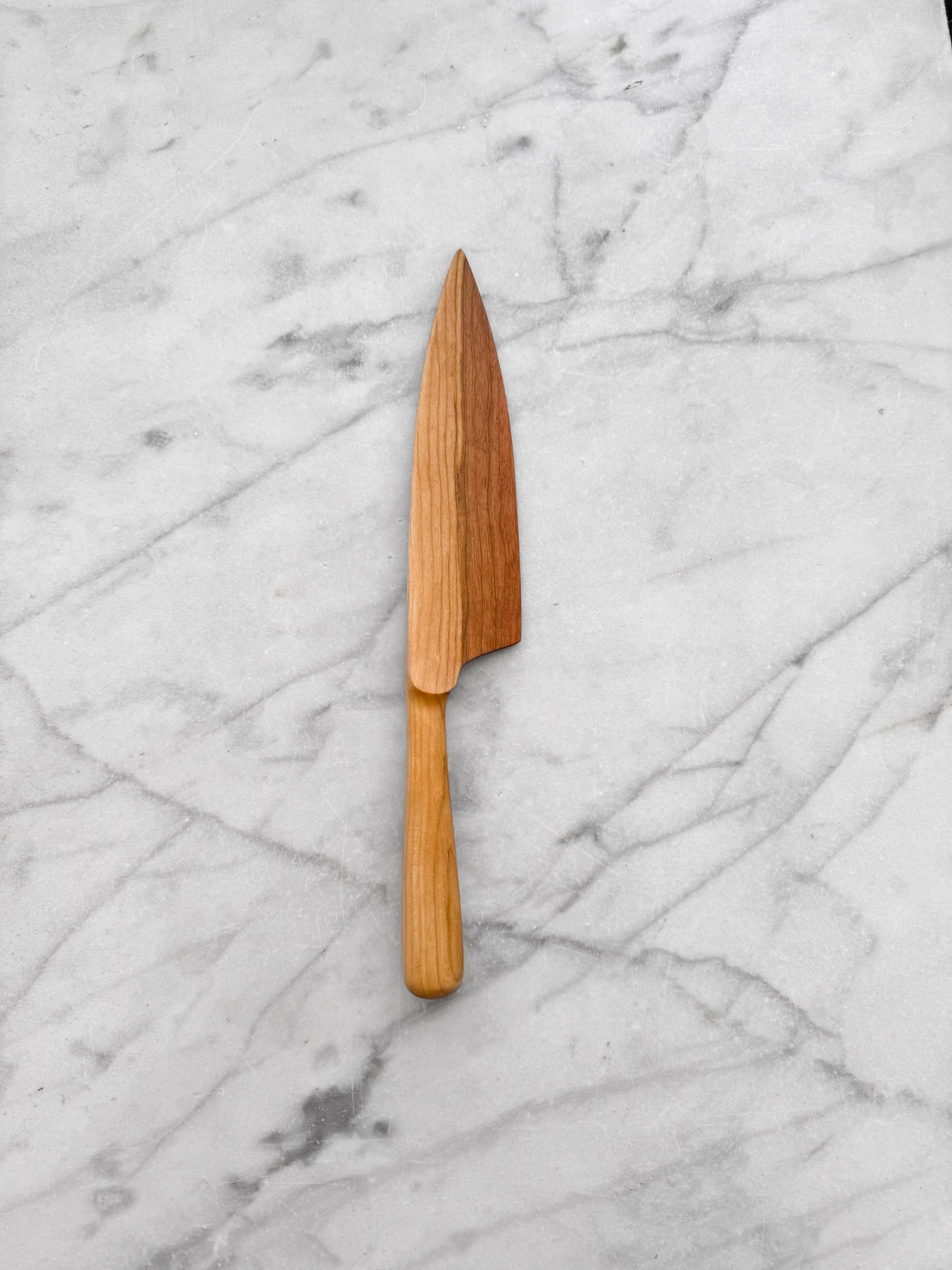 Cake Knife - Walnut or Cherry Wood