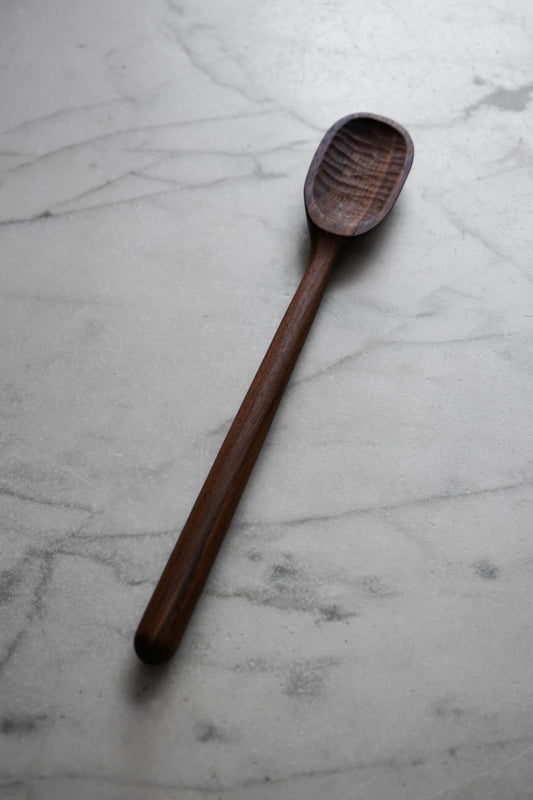 Long Tasting Spoon - Walnut Wood
