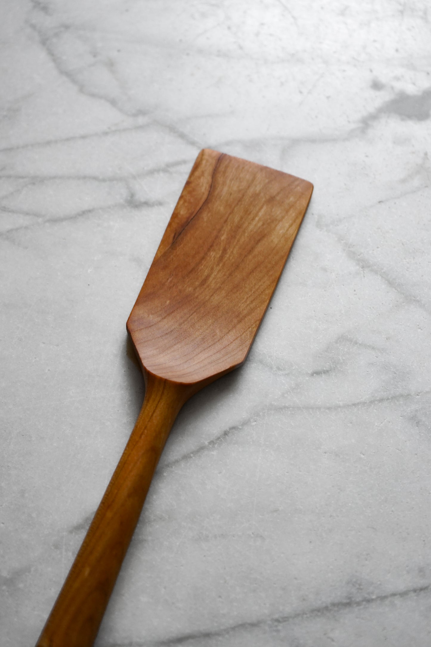 Flipper Spatula - Cherry Wood with Turquoise