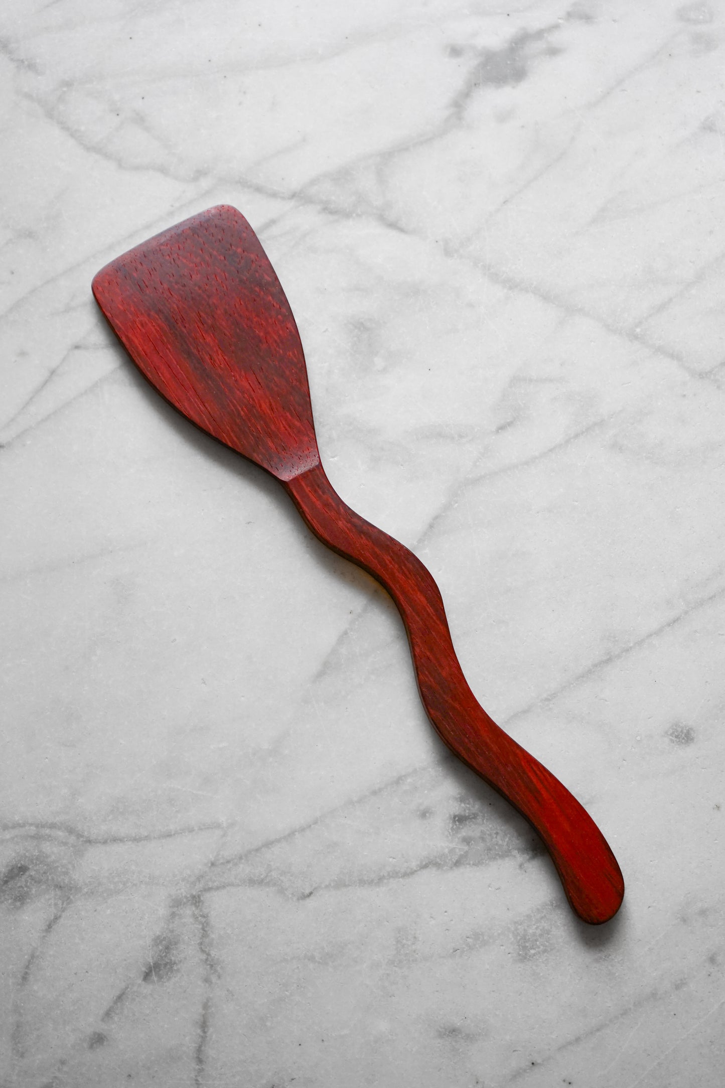 Flat Line - Squiggly Scraper - Padauk Wood