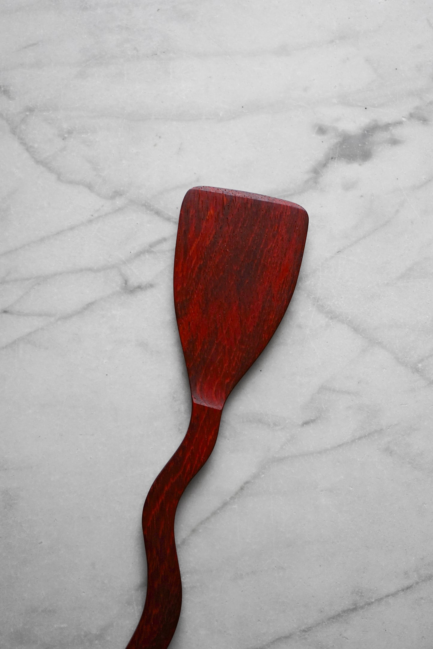 Flat Line - Squiggly Scraper - Padauk Wood