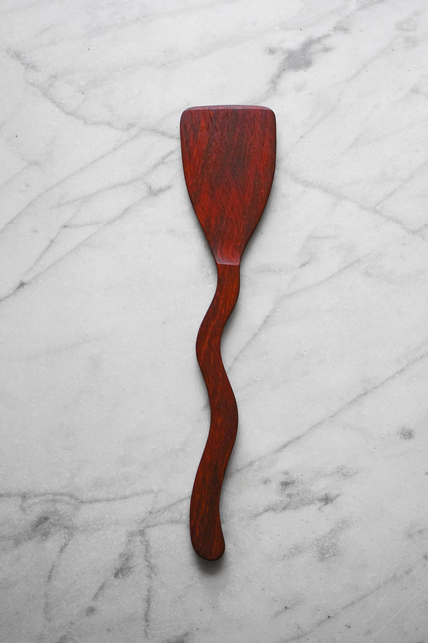 Flat Line - Squiggly Scraper - Padauk Wood