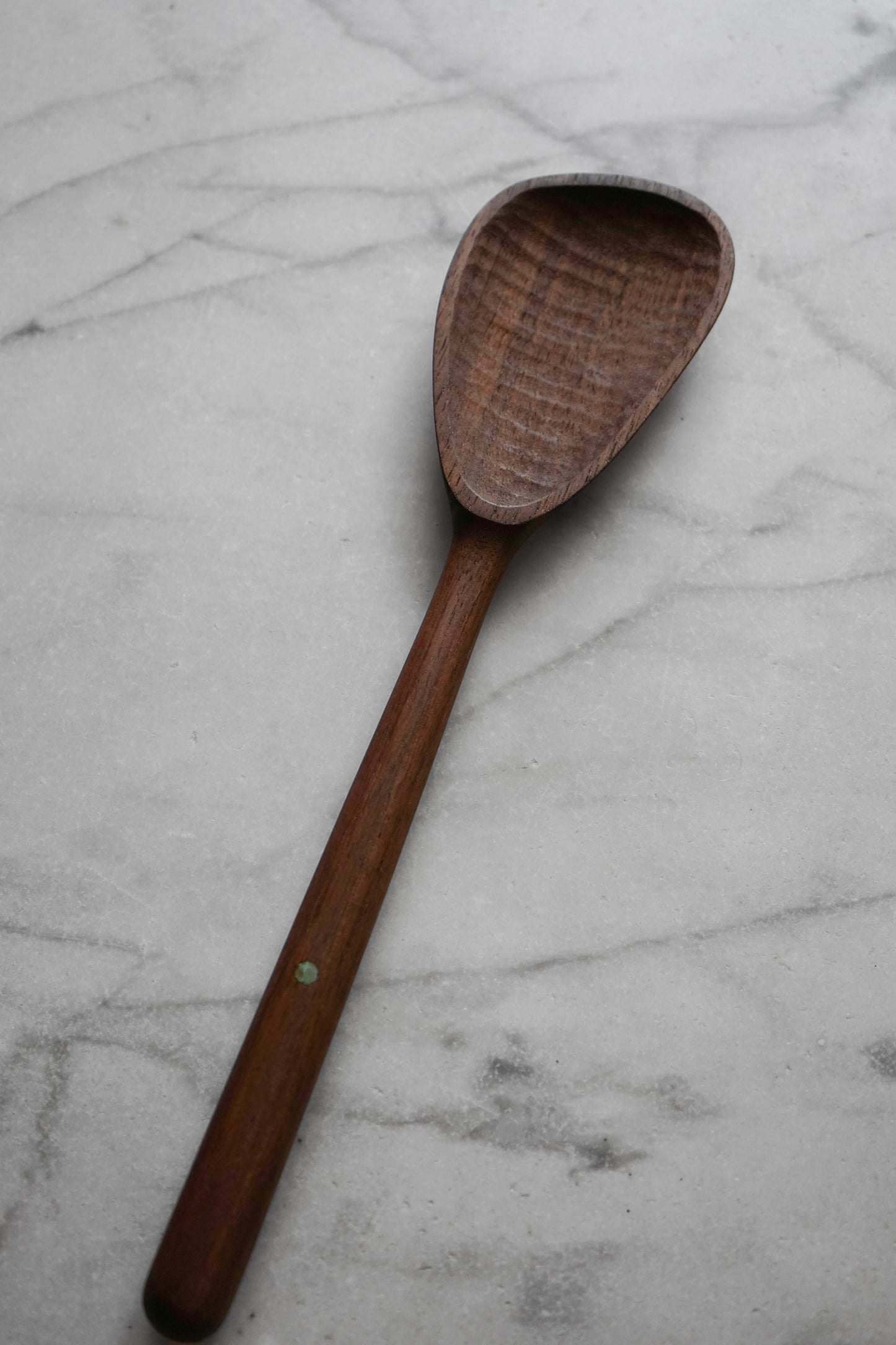 Modern Walnut and Turquoise Cooking Spoon