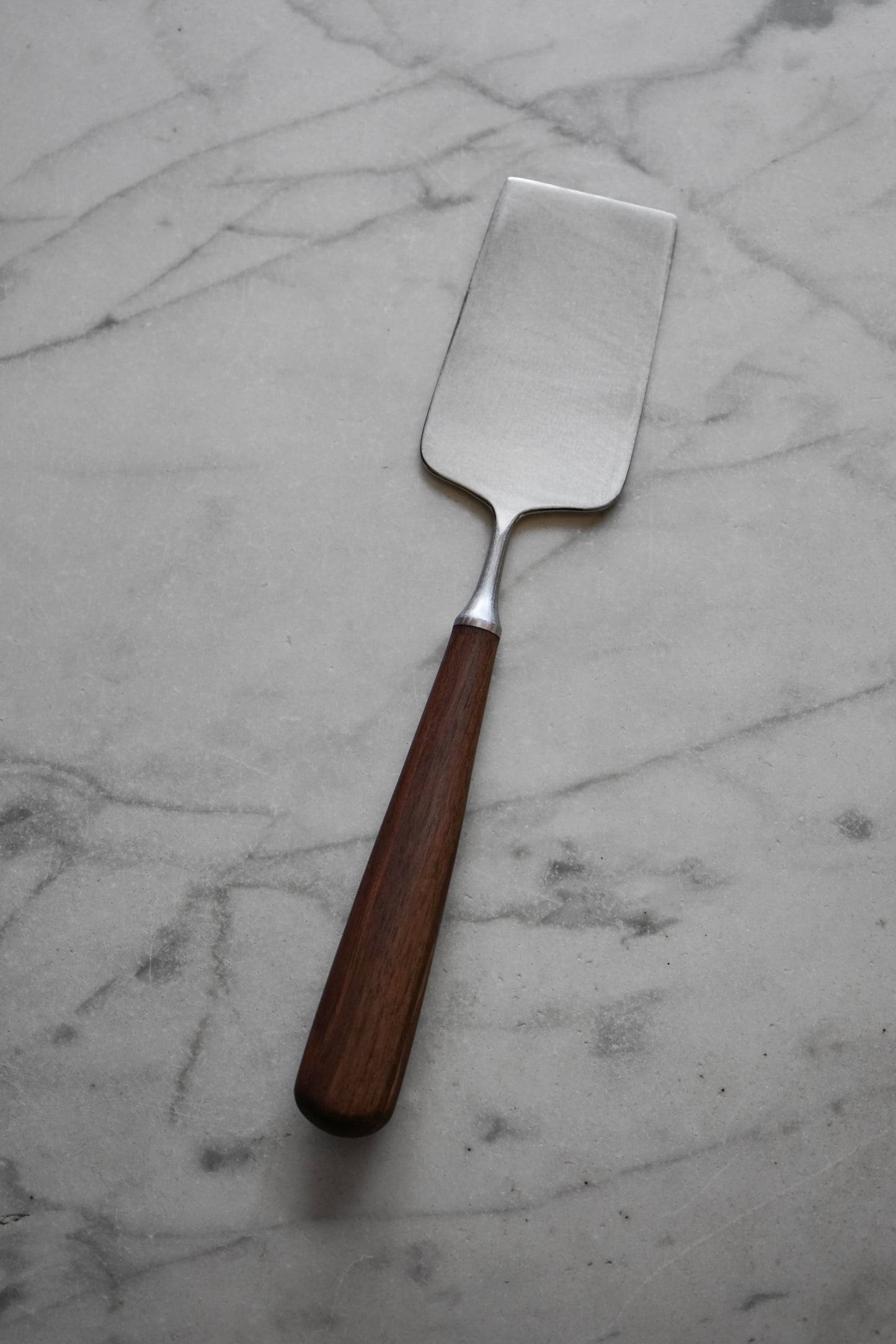Metal and Walnut Spatula