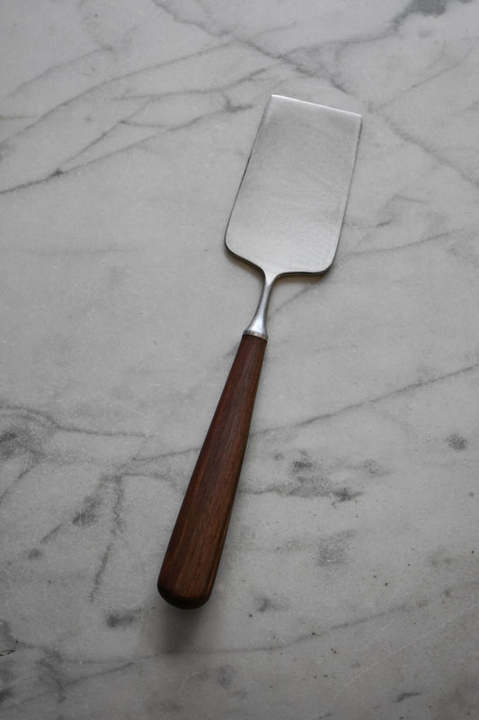 Metal and Walnut Spatula