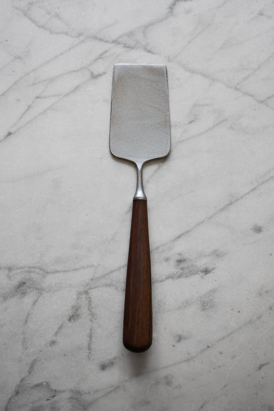 Metal and Walnut Spatula