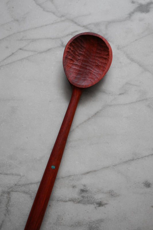 Pauduak and Turquoise Cooking Spoon