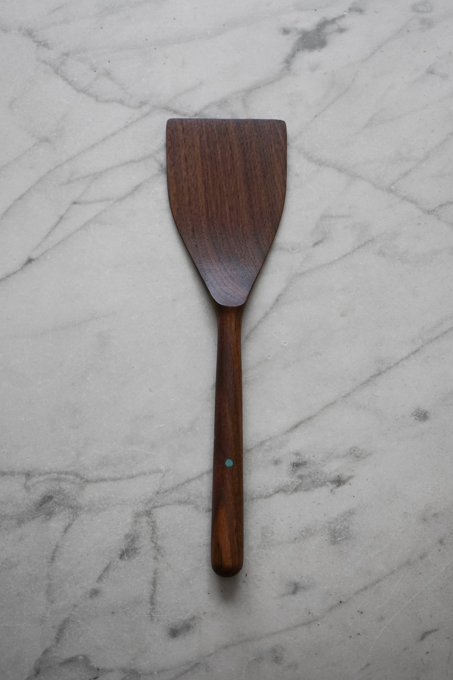 Wide Walnut and Turquoise Flipper