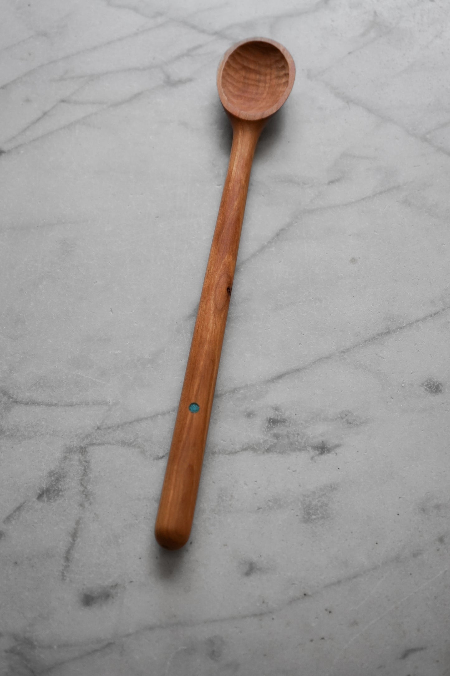 Cherry and Turquoise Tasting Spoon