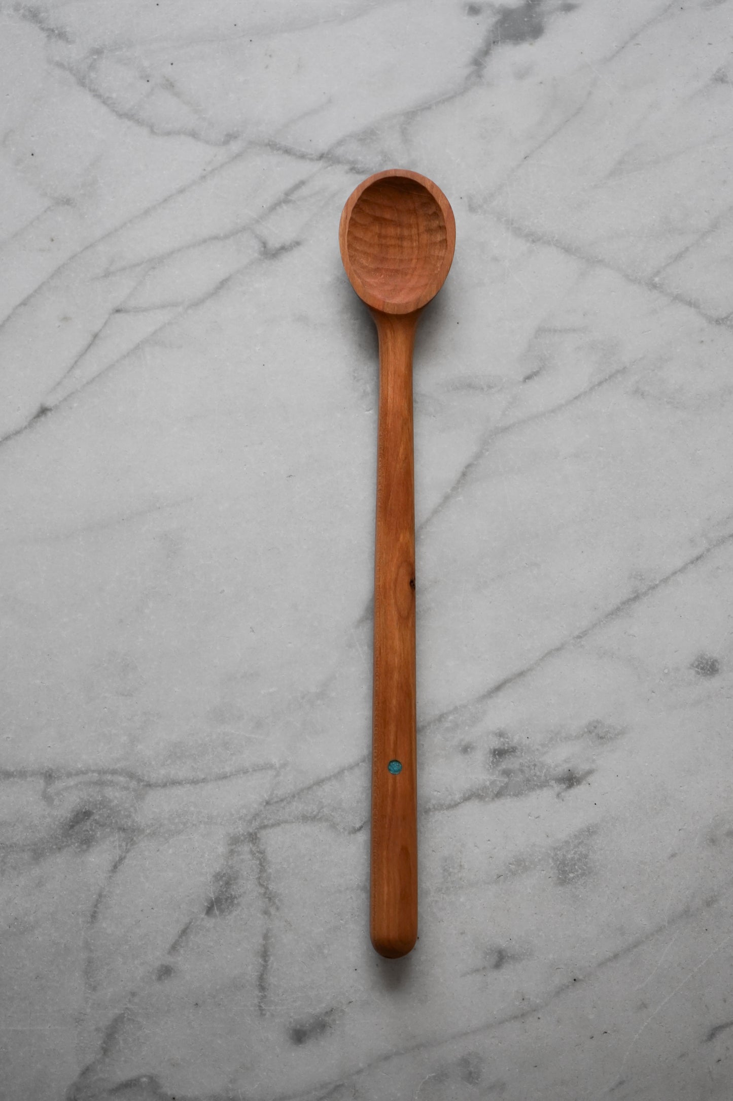 Cherry and Turquoise Tasting Spoon